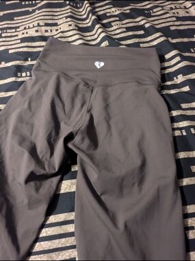 Women's Best Logo High-Waist Wide Leg Brown Leggings